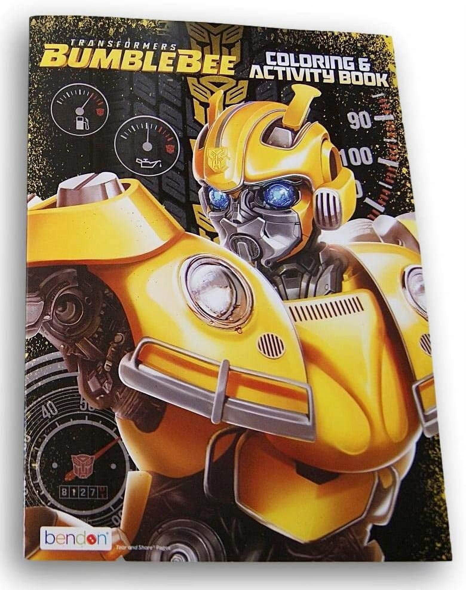 Transformrs Bumblebee Coloring and Activity Book - 80 Pages - Walmart.com