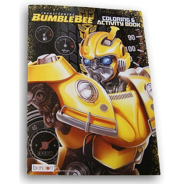 Transformrs Bumblebee Coloring and Activity Book - 80 Pages - Walmart.com