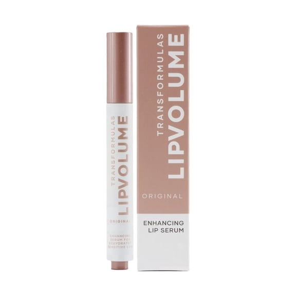 Transformulas Facefixers Lipvolume Original Lip Plumping Serum Peptide Collagen Boosting Lip Gloss for Instant Volume & Hydration Healthy 3D Effect No Sting Formula, Cruelty Free 3ml