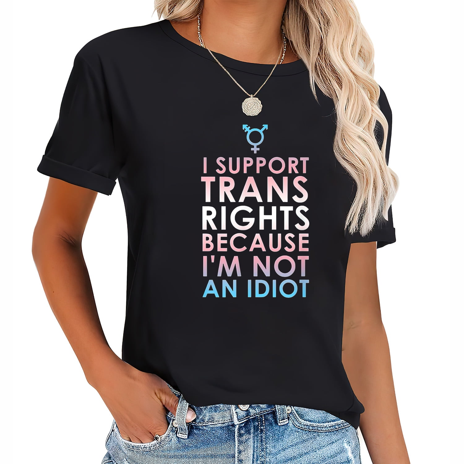 Transgender Ally Trans Pride Flag Support TShirt