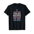 thumbnail image 1 of Transgender Ally Trans Pride Flag Support T-Shirt, 1 of 5
