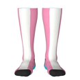 thumbnail image 1 of Transgender Flag Knee High Socks for Women Long Leg Warmers Socks, 1 of 7
