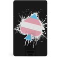 Transgender Flag Spades Ace Poker Usb Flash Drive Credit Card Design