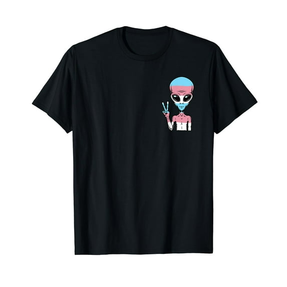 Transgender People - Trans Alien - Pride LGBTQ Support Gift T-Shirt