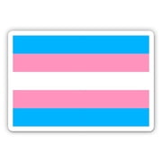 Transgender Pride - 8 Vinyl Sticker - For Car Laptop I-Pad - Waterproof Decal