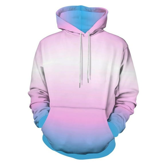 Transgender Pride Flag 3D Print Hoodie Men Women Autumn Thin Pullover Sweatshirt Vintage Streetwear Tops