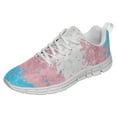 thumbnail image 1 of Transgender Pride Flag Art Shoes for Men Women Running Sneakers Breathable Casual Sport Tennis Shoes Gift for Him Her White Size 12, 1 of 5