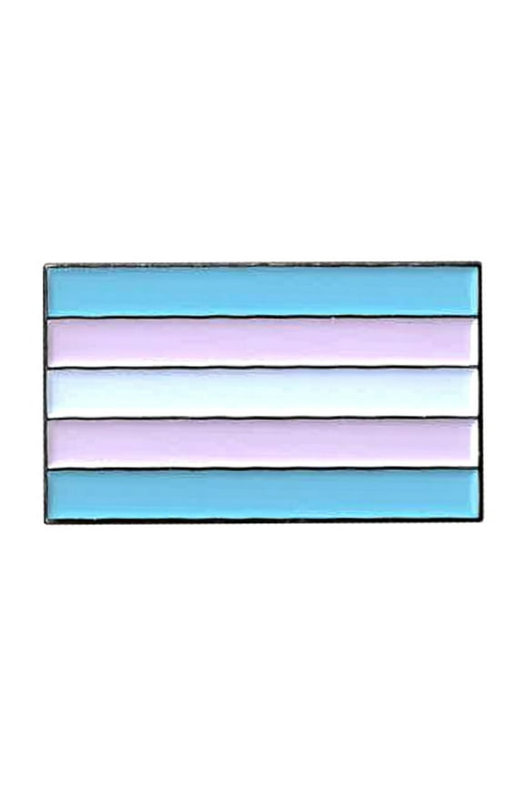 Transgender Pride Flag Novelty  Backpack Cute Enamel Lapel Pin