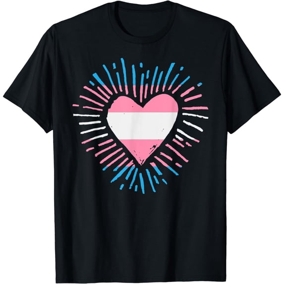 Transgender Pride Trans Heart T-Shirt