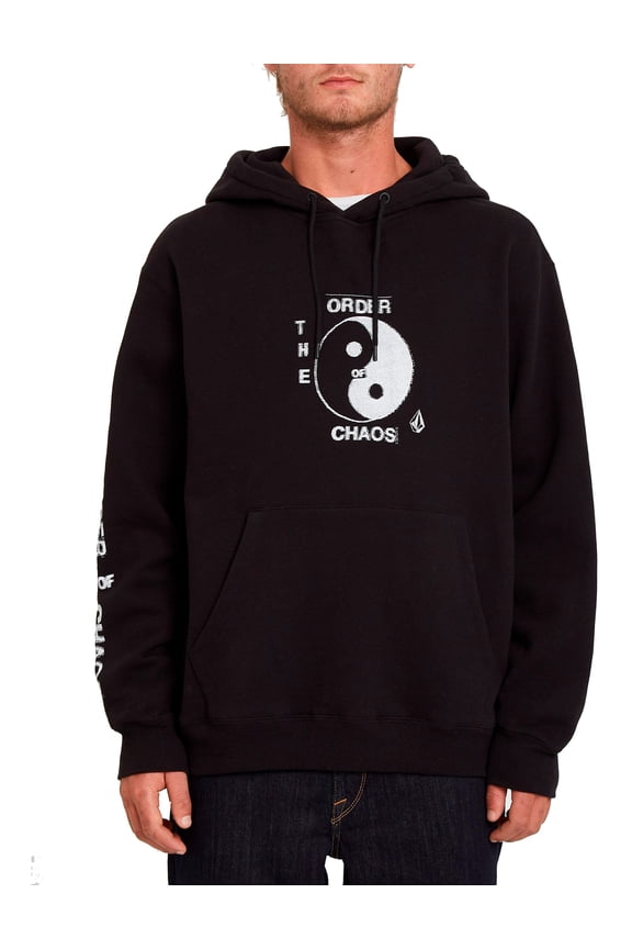 Transient Waves Pullover Hoody [Black]