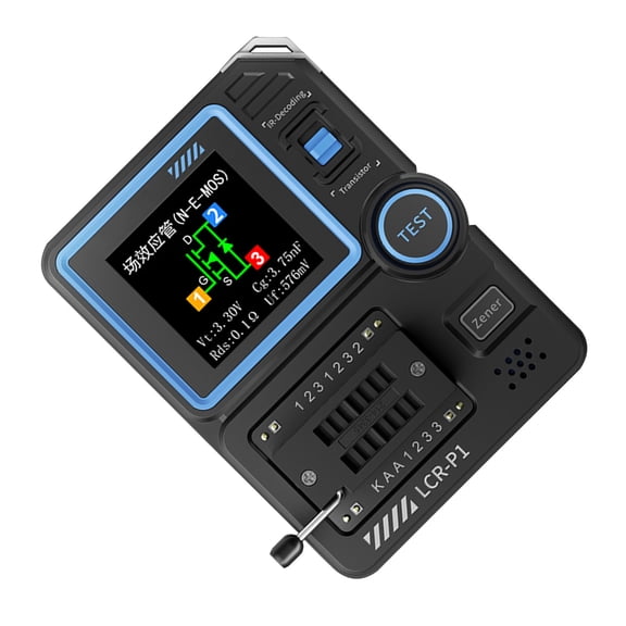 Transistor Capacitor Tester Electronic Component Tester Meter Multimeter Diode Triode Tester Multifunction Meter