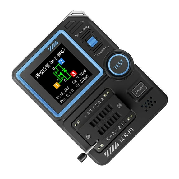 Transistor Capacitor Tester Electronic Component Tester Multimeter Diode Triode Mosfet Tester Multifunction Meter