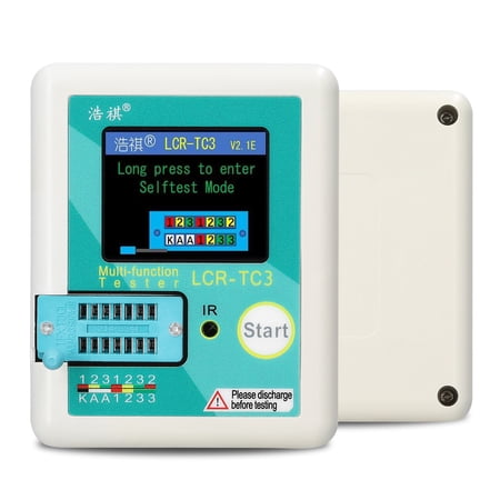 Transistor Tester,Diode Tester Diode Zener Diode Tester Inductor Tester With Potentiometer Inductor Tester Resistor Potentiometer Inductor Tft Display 160*128 Pnp Resistor Potentiometer Wotao