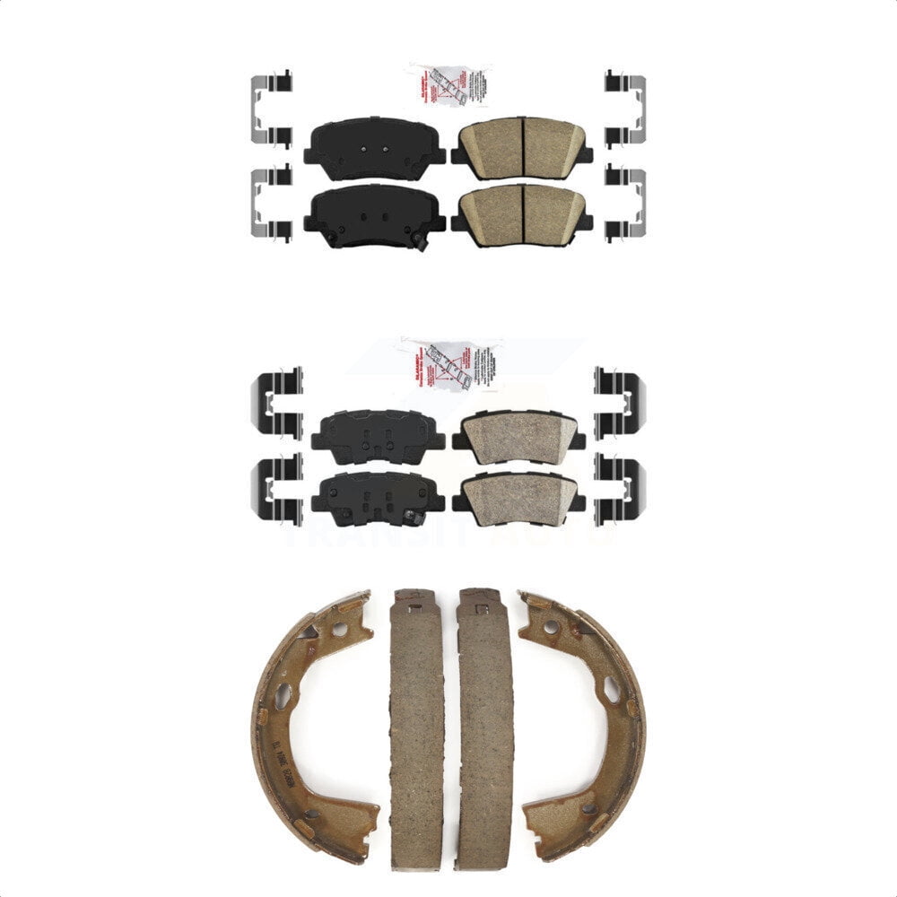 Transit Auto Front Rear Ceramic Disc Brake Pads Kit for Car 2012-2017 ...