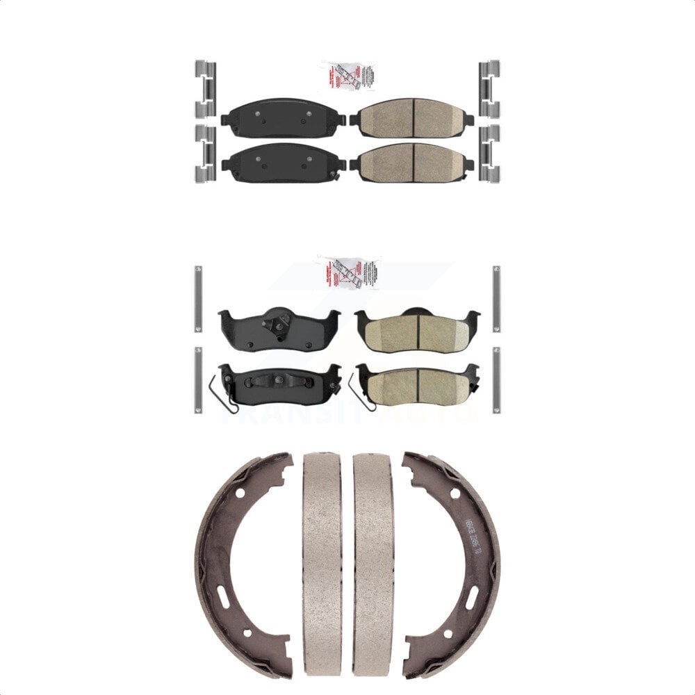 14D1039CHF1 Front Advantage Series Ceramic Brake Pad Set - View #7
