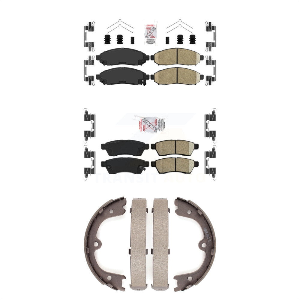 14D1039CHF1 Front Advantage Series Ceramic Brake Pad Set - View #2