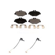 TEC Front Ceramic Disc Brake Pads and Wear Sensors Kit for Car 2003 Mercedes-Benz E320 Sedan with 3.2L KTW-100960