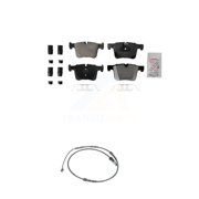 AmeriBRAKES Front Ceramic Disc Brake Pads and Wear Sensors Kit for Car BMW X3 X4 KNW-100535