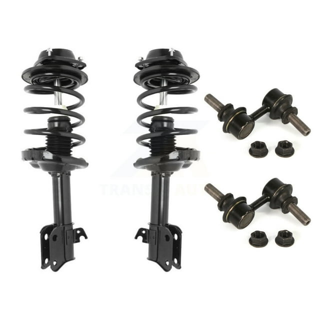 Transit Auto Front Complete Shock Assembly and TOR Link Kit for Car 2010-2014 Subaru Legacy - Left Right Side (Driver Passenger) KSS-100791