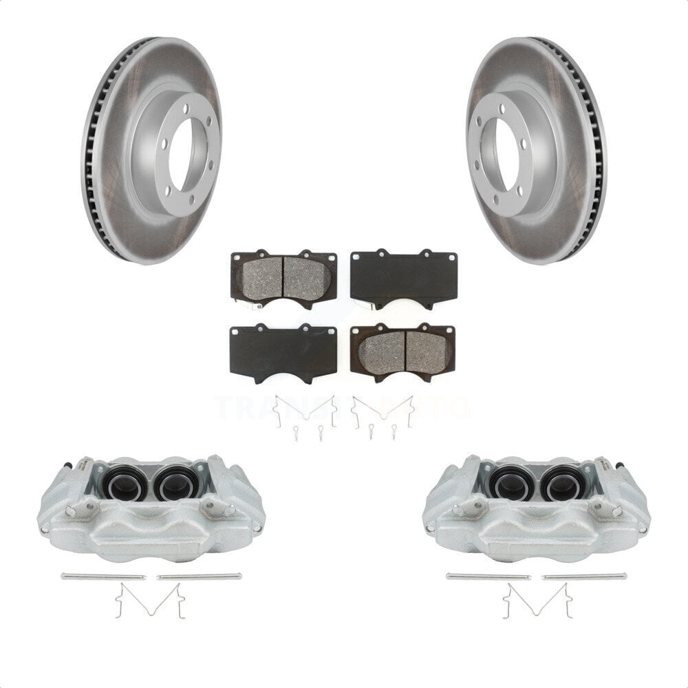 Transit Auto Front Disc Brake Caliper Coated Rotors And SemiMetallic