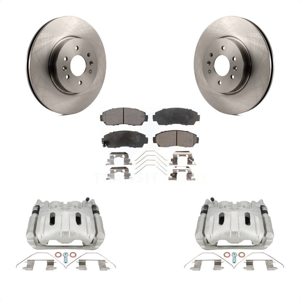 Front Rotors Set Of PM Auto Rear 334mm Brake Disc Rotors For