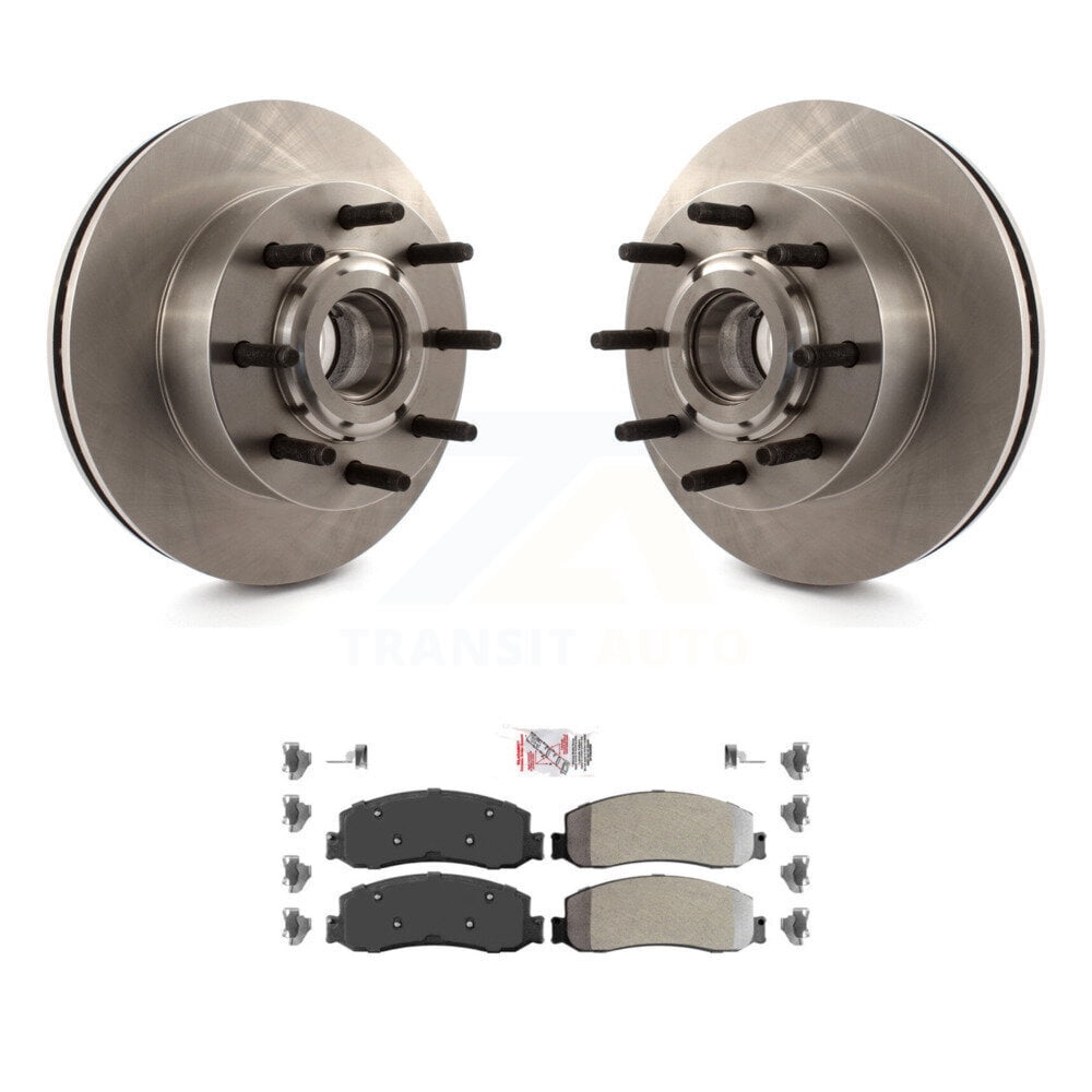 Transit Auto Front Disc Brake Rotors Hub Assembly and Semi-Metallic ...