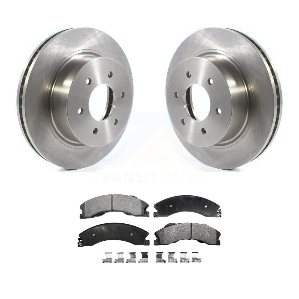 Transit Auto Front Disc Brake Rotors And Semi-Metallic Pads Kit Replacement For Chevrolet Equinox GMC Terrain Malibu Buick Impala LaCrosse Reg並行輸入 : Detroit Axle - SRW Front Brake Kit for Ford Transit
