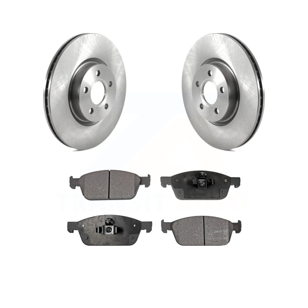 Transit Auto Front Disc Brake Rotors And Semi-Metallic Pads Kit Replacement For Chevrolet Equinox GMC Terrain Malibu Buick Impala LaCrosse Reg並行輸入 : Detroit Axle - SRW Front Brake Kit for Ford Transit