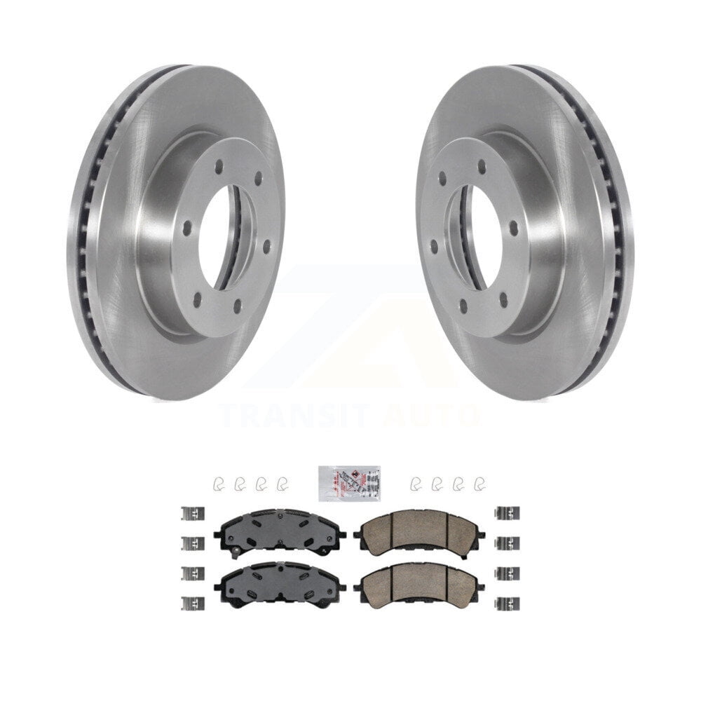 Ford Ranger Rotor Replacement Transit Auto Front Disc Brake Rotors and Ceramic Pads Kit for Car Ford ...