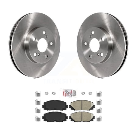 Transit Auto Front Disc Brake Rotors and Ceramic Pads Kit for Car Toyota Prius Lexus CT200h Plug-In K8A-104806