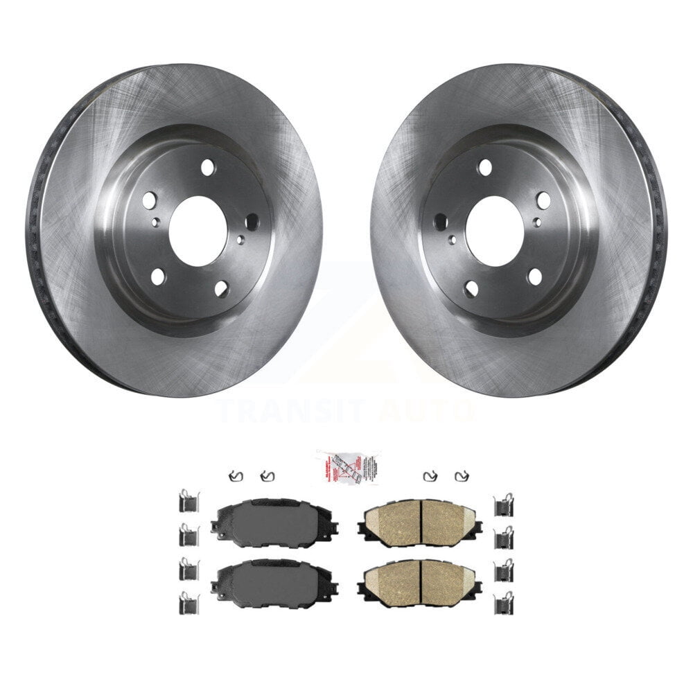 2X Front Brake Discs Rotors Kits For Pontiac Vibe Scion xD Toyota