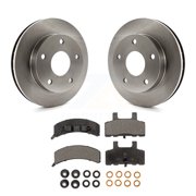 Transit Auto Front Disc Brake Rotors and Semi-Metallic Pads Kit for Car 1994-1999 Dodge Ram 1500 4WD K8F-100184