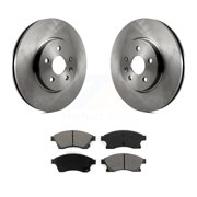 Transit Auto Front Disc Brake Rotors and Semi-Metallic Pads Kit for Car 2013-2014 Chevrolet Sonic RS K8S-100084