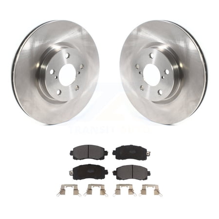 Transit Auto Front Disc Brake Rotors and Semi-Metallic Pads Kit for Car 2017-2021 Subaru Impreza with 276mm Diameter Rotor K8F-102686