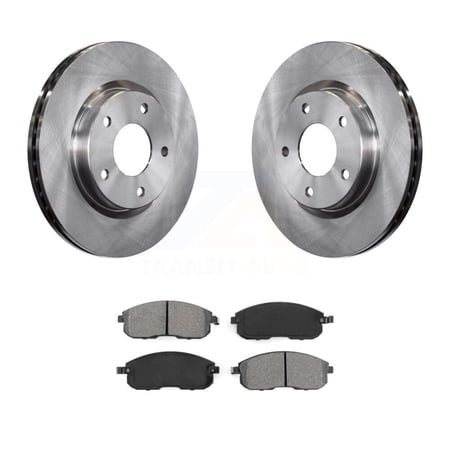 Transit Auto Front Disc Brake Rotors and Semi-Metallic Pads Kit for Car Nissan Sentra K8S-100653