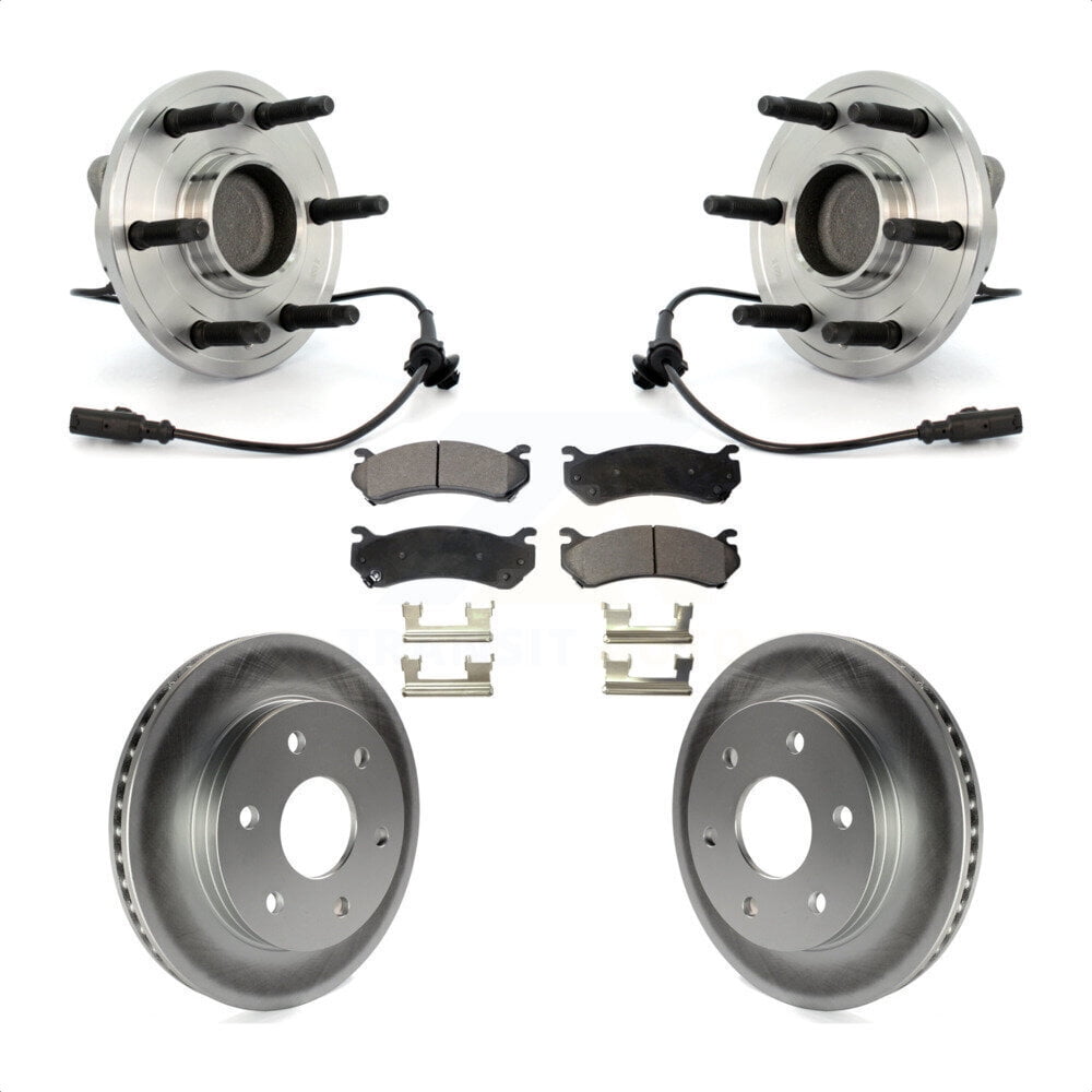 Transit Auto Front Hub Bearing Assembly Coated Disc Brake Rotors and ...