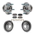 thumbnail image 1 of Transit Auto Front Hub Bearing Assembly Coated Disc Brake Rotors and Semi-Metallic Pads Kit for Car 2021-2022 Chevrolet Equinox GMC Terrain with 300mm Diameter Rotor KBB-130278, 1 of 24