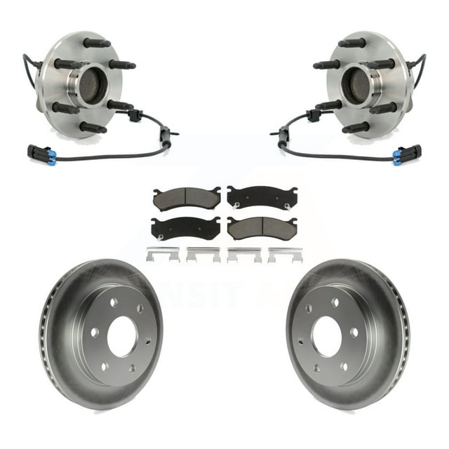 Transit Auto Front Hub Bearing Assembly Coated Disc Brake Rotors and ...