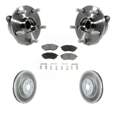 Front Brake Kit With Geomet Coated Rotors & Ceramic Pads For Subaru, Toyota, Scion & Saab
