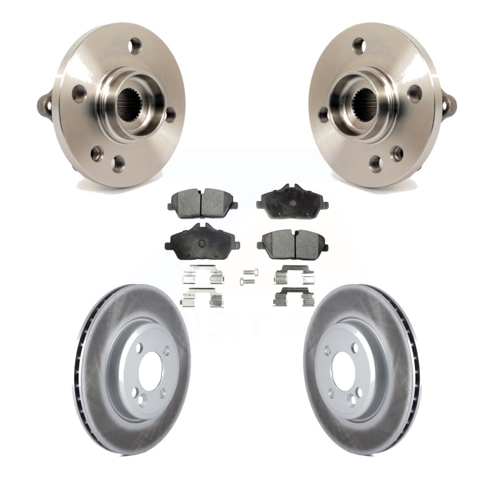 Transit Auto Front Hub Bearing Assembly Coated Disc Brake Rotors and ...