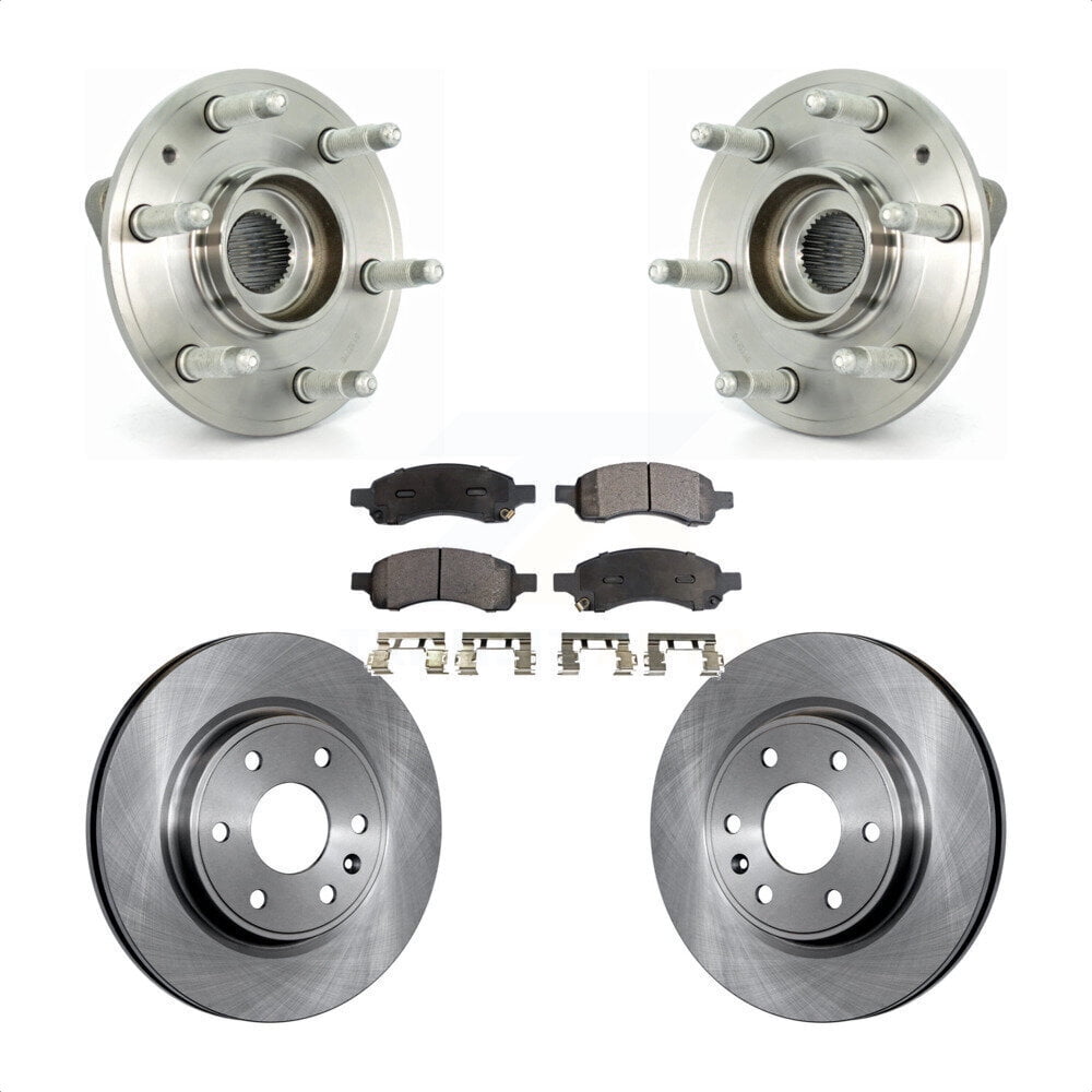 Full Set Front & Rear Ceramic Brake Pads For GMC Acadia, Buick Enclave & Chevy Traverse – Low Dust & Quiet