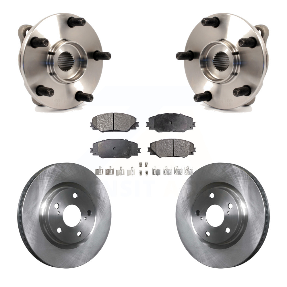 Transit Auto Front Hub Bearing Assembly Disc Brake Rotors and Ceramic