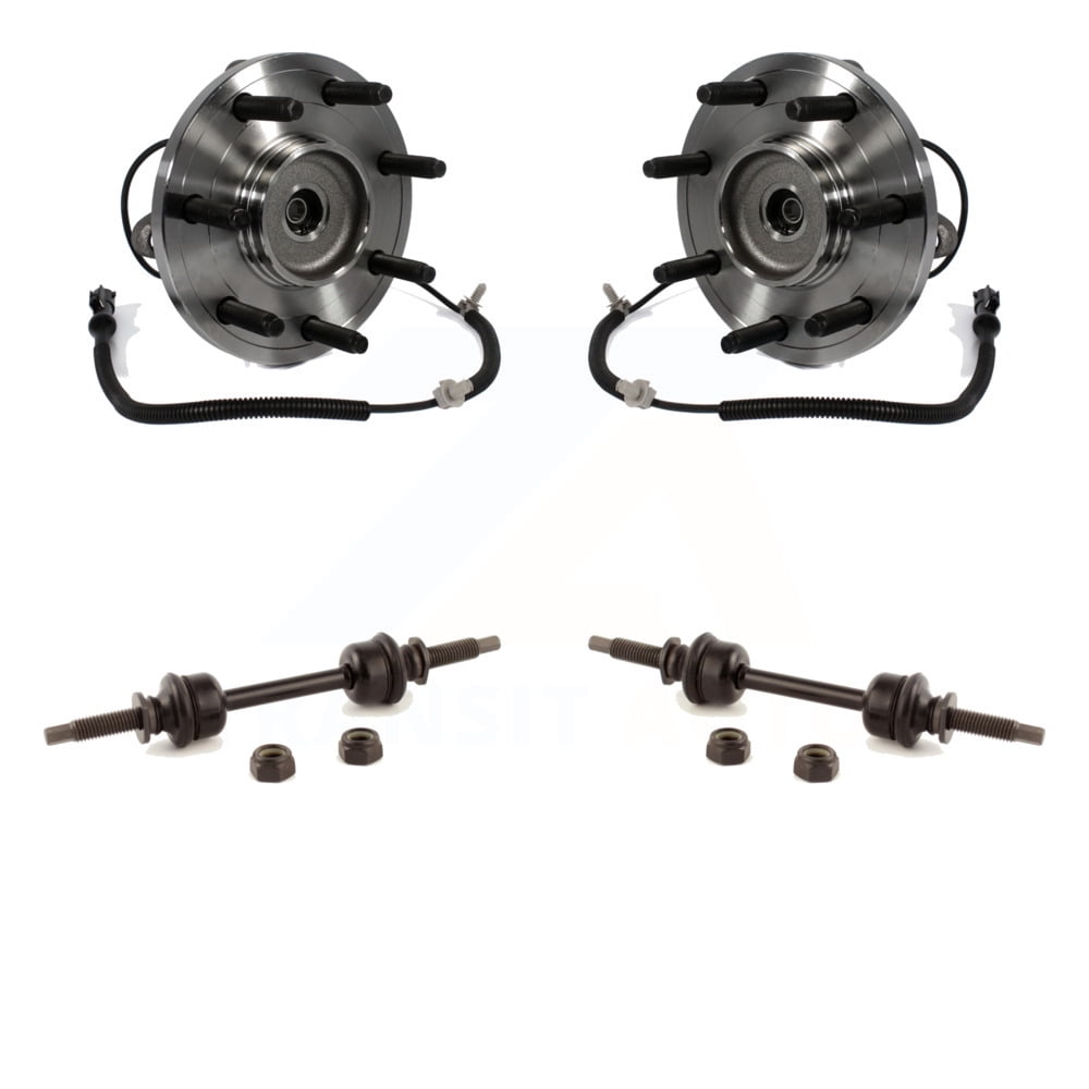 2-Pack Front Wheel Hub Bearing Assembly For 2009-2010 Ford F-150 4WD Heavy Duty Payload (7-Lug)