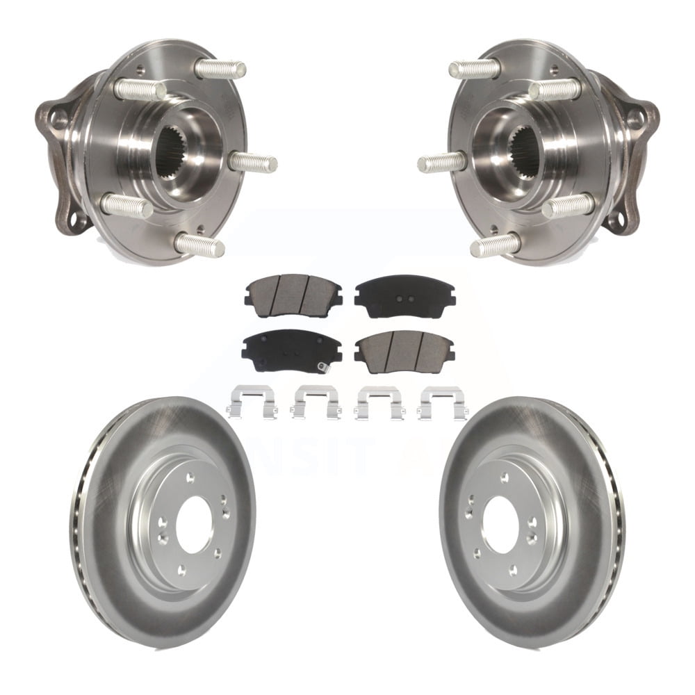 Transit Auto Front Hub Bearing Assembly With Coated Disc Brake Rotors