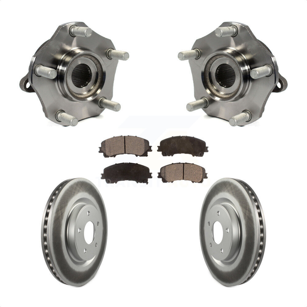 Transit Auto Front Hub Bearing Assembly With Coated Disc Brake Rotors
