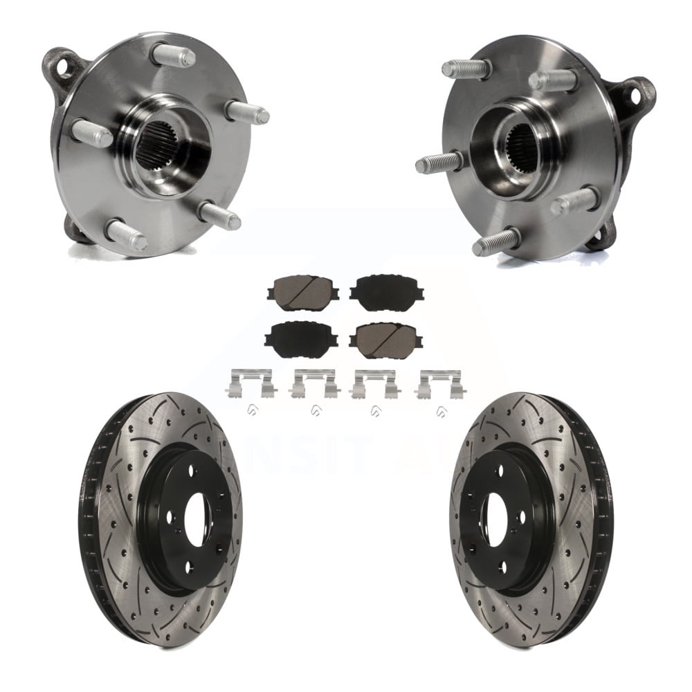 Transit Auto Front Hub Bearing Assembly With Coated Drilled Slotted