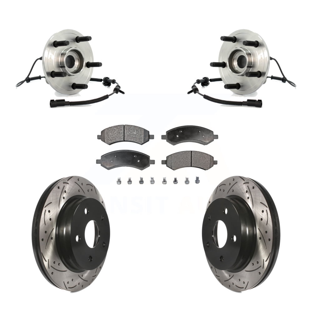 Transit Auto Front Hub Bearing Assembly With Coated Drilled Slotted
