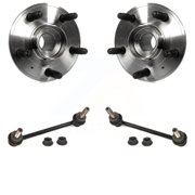 Transit Auto Front Hub Bearing Assembly and Link Kit for Car Cadillac CTS - Left Right Side (Driver Passenger) K7T-100582