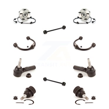 12pc Front End Suspension Kit For 2009-2014 Nissan Maxima - Control Arms, Tie Rods & Sway Bar Links