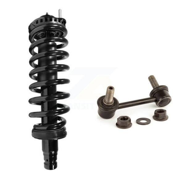 Transit Auto Front Left (Driver Side) Shock Assembly TOR Link Kit for Car Chevrolet GMC Trailblazer Envoy XL EXT Buick Rainier Saab 9-7x Oldsmobile Bravada Isuzu Ascender Excludes V8 Models KSS-104266